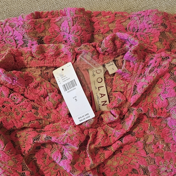 Anthropologie Dolan Ruffled Lace Tank - Picture 4 of 4